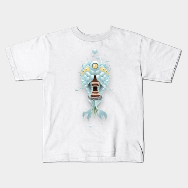 Giant Grendaline Glitch Kids T-Shirt by Yaelledark